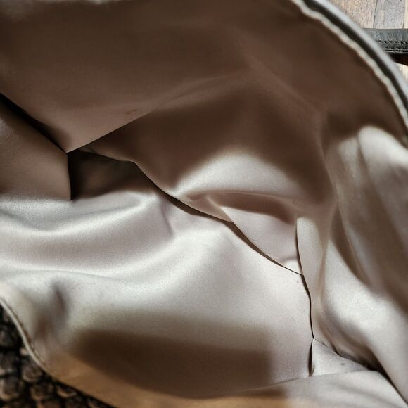 Coach Taylor Snake Print Alexis Tote Carryall Shoulder Bag Leather Trim F26034 - Picture 11 of 15